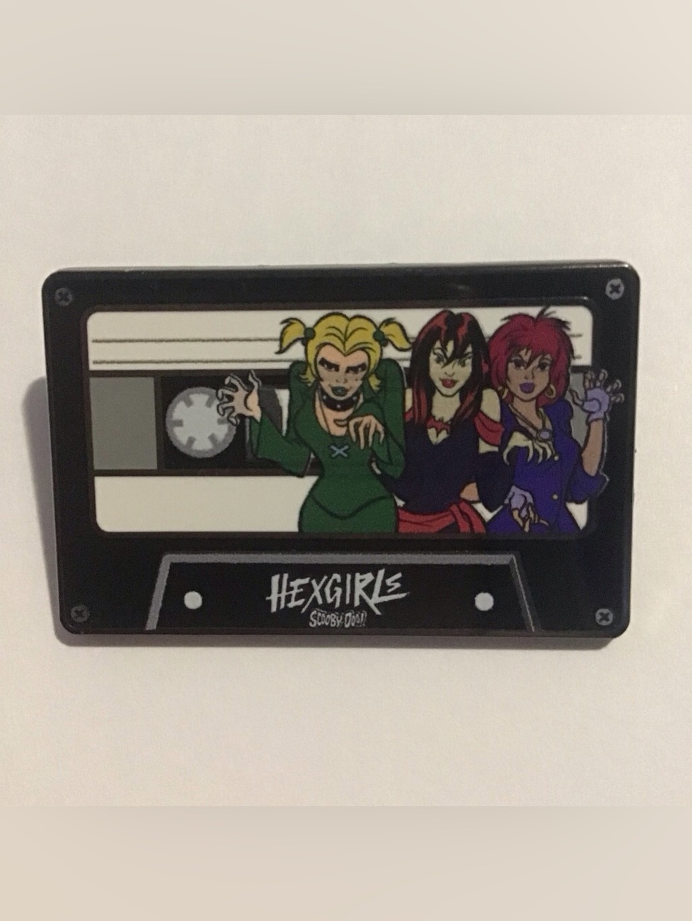 Hex Girls Group Cassette Tape Mystery Pin Thorn Dusk Luna Whimsigoth 90s Cartoon